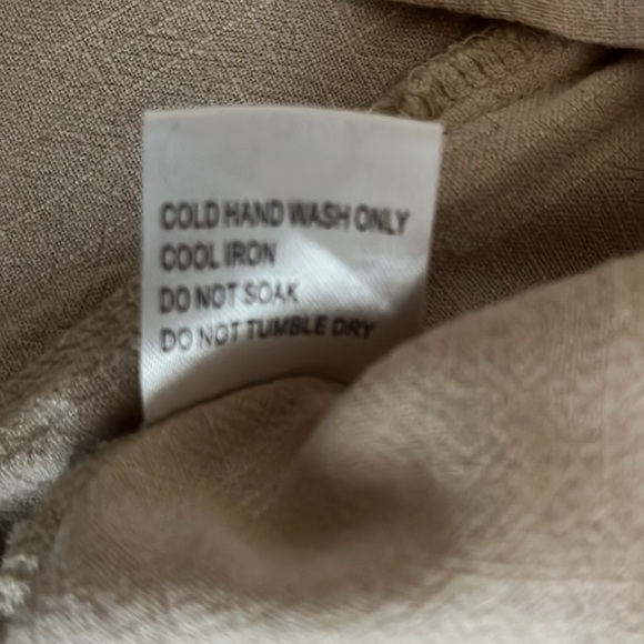 Princess Poly Beige Mini Skirt Size 12 - Picture 7 of 8